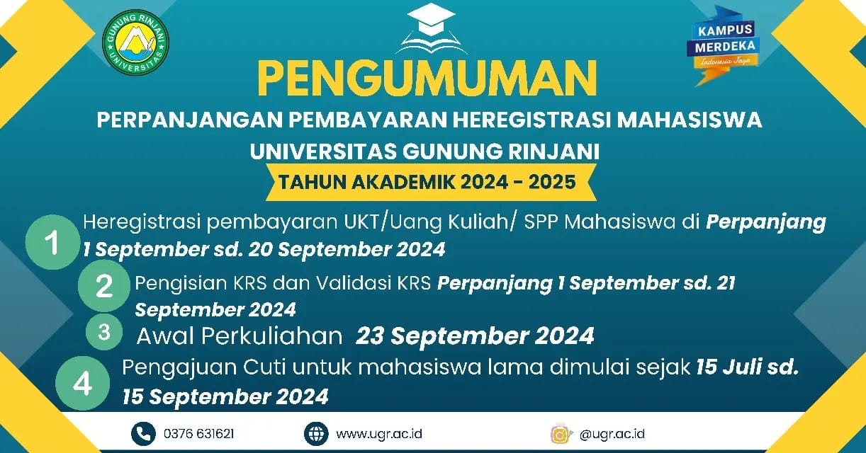 daftar ualang 2024 ganjil
