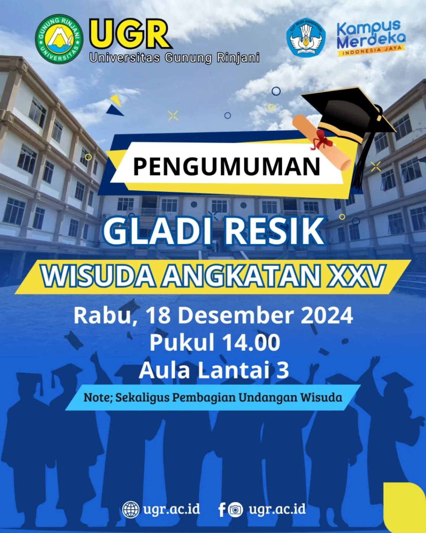 wisuda xxv gladi